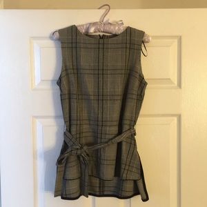 Plaid Top - Zara